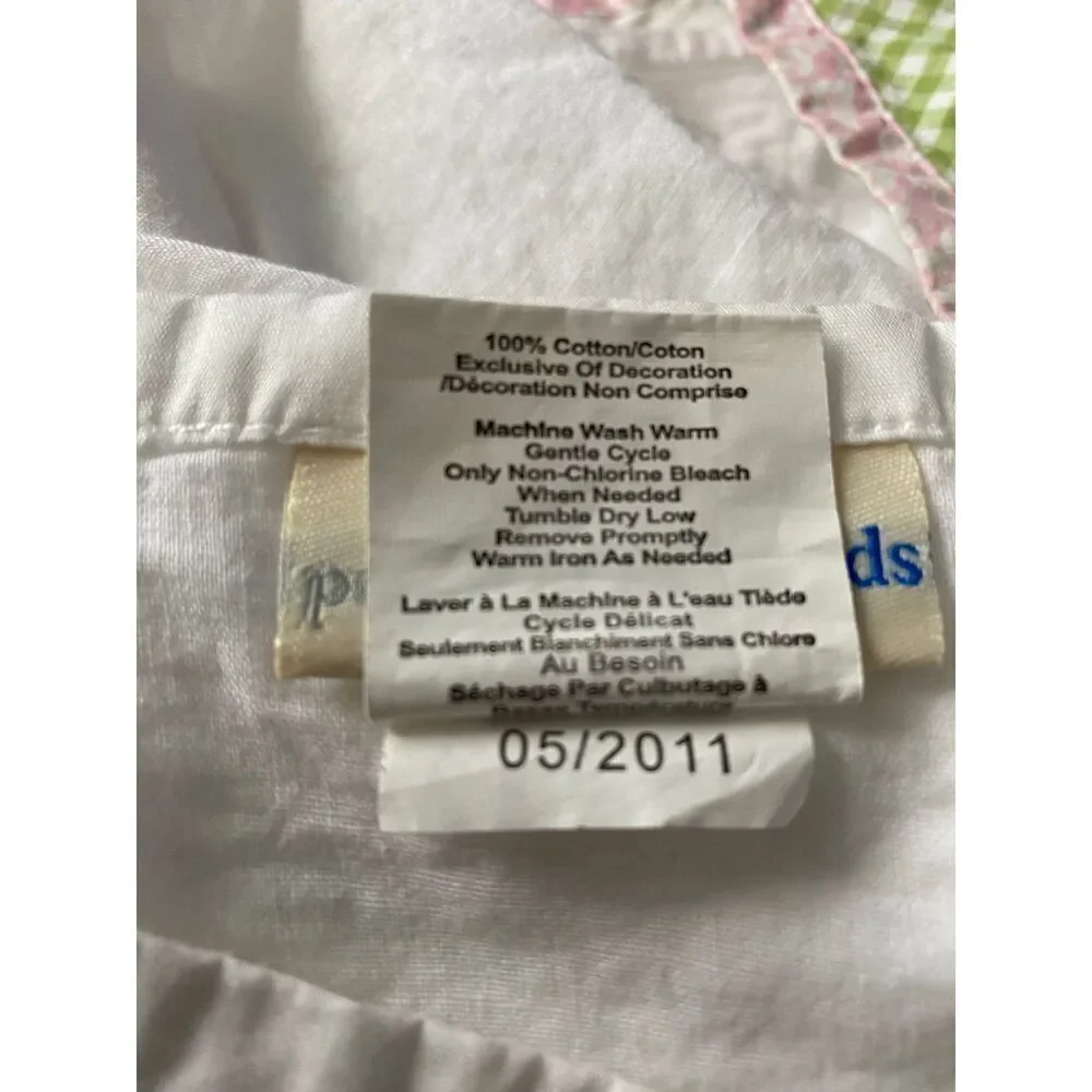 Pottery Barn Pleated Nature Crib Skirt